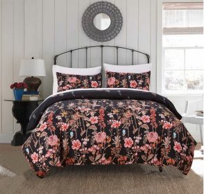 Shatex Summer Comforter Twin Size Floral Comforter Sets  2 Pieces  with 1 Pillow Sham