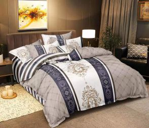 Shatex Twin Size Bedding Comforter Set 2 Pieces with 1 Pillow Sham (Light Brown)
