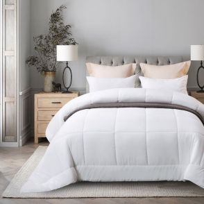 Down Alternative Comforter Queen Set,White