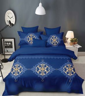Shatex Twin Size Cloudy Blue Cozy Bedding Comforter Sets 2 Pieces  with 1 Pillow Sham